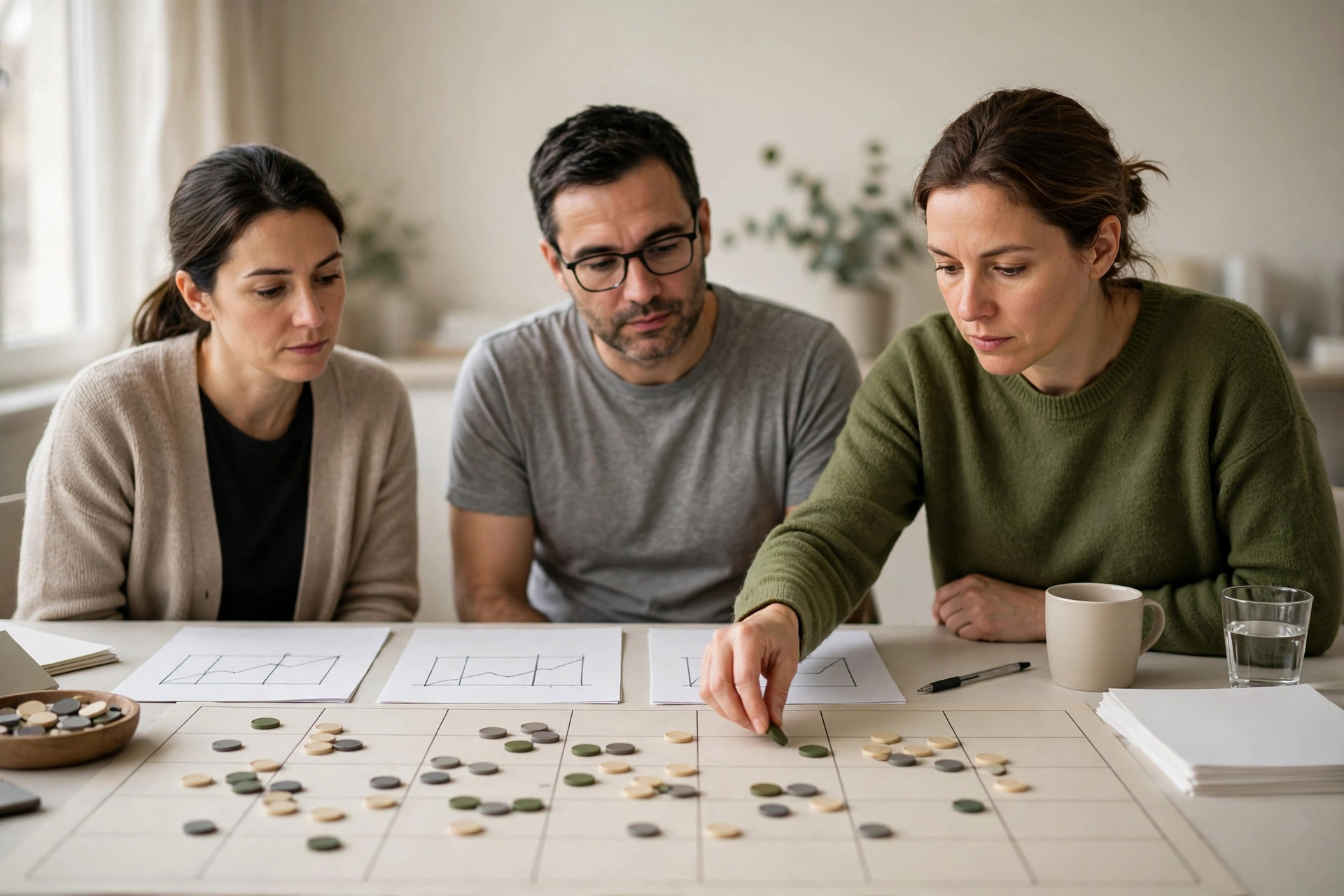 Responsável pelo portfólio compara cenários de demanda e capacidade em um calendário de projetos.
